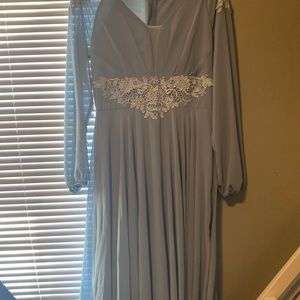Blue maxi dress
